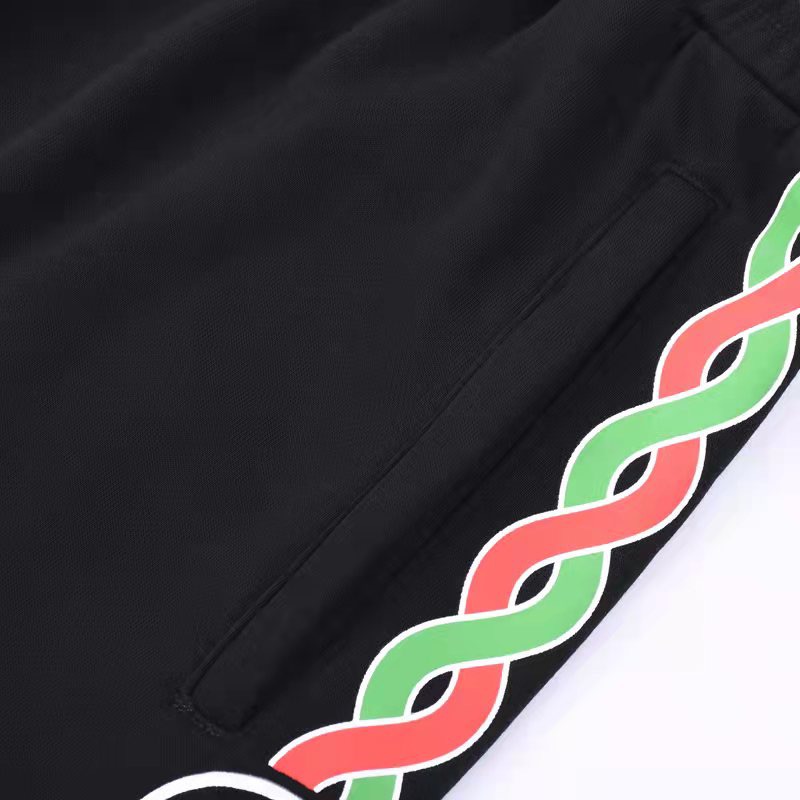 2022ss Men's Black Shorts