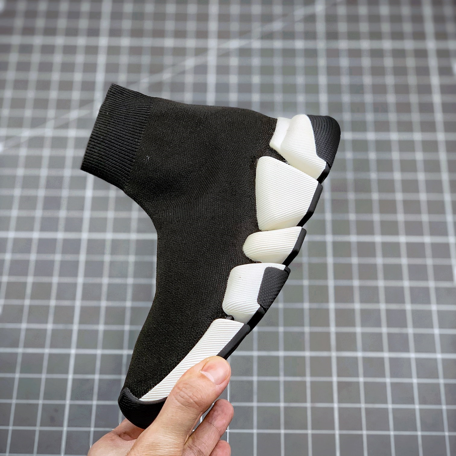 Sneakers Tess S.Gomma Maille NOIR Shoes Size:EU35-EU45