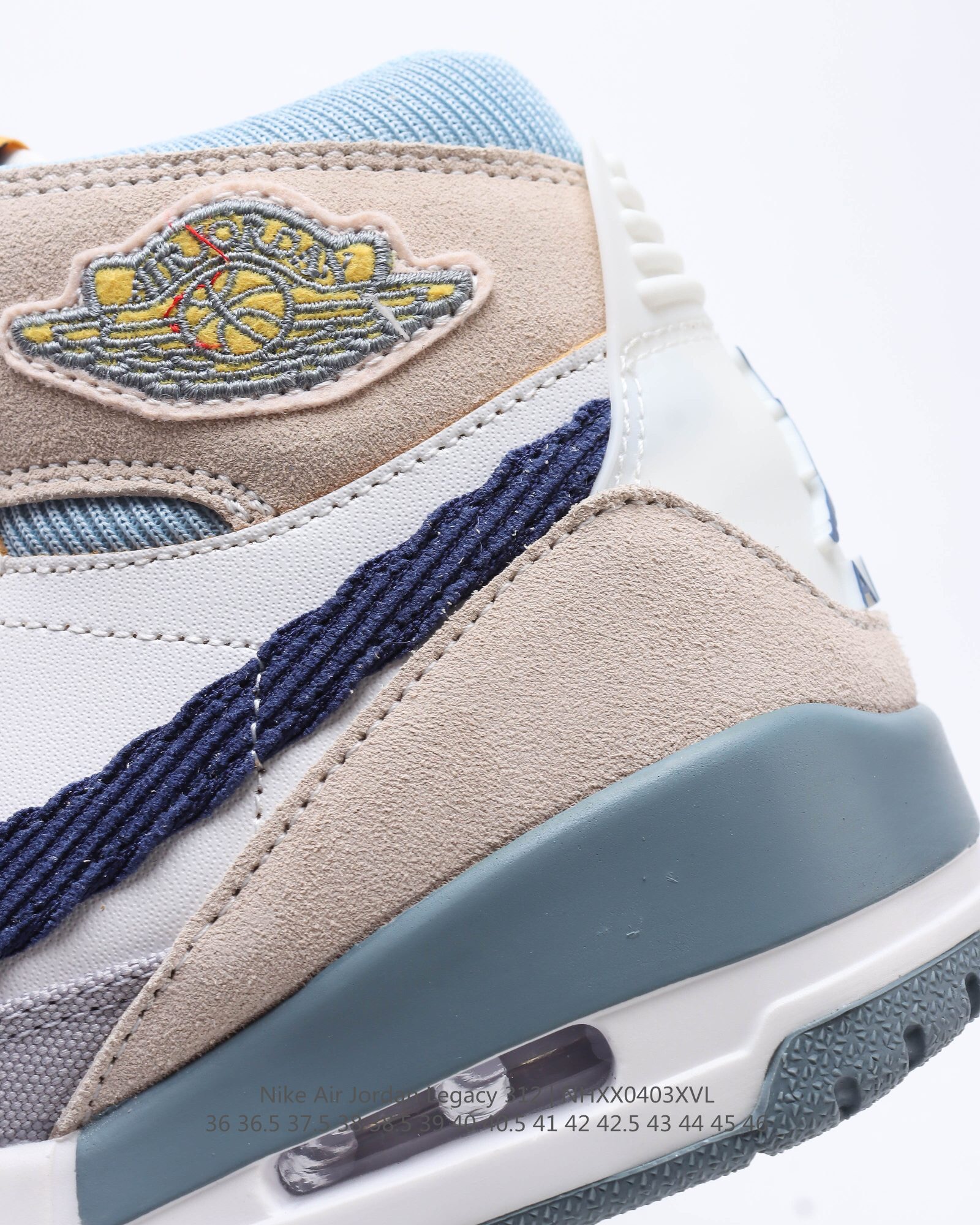 air jordan legacy 312 high summit whiteblue casual shoes Size:EU36-EU46