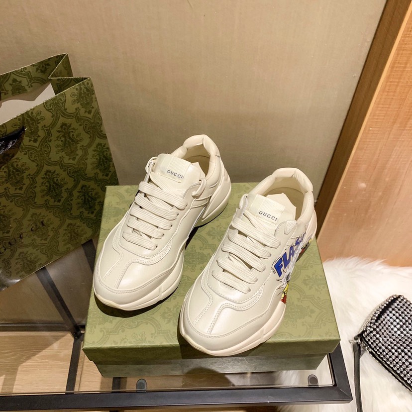 Rhyton Leather Sneakers Size:EU35-EU44