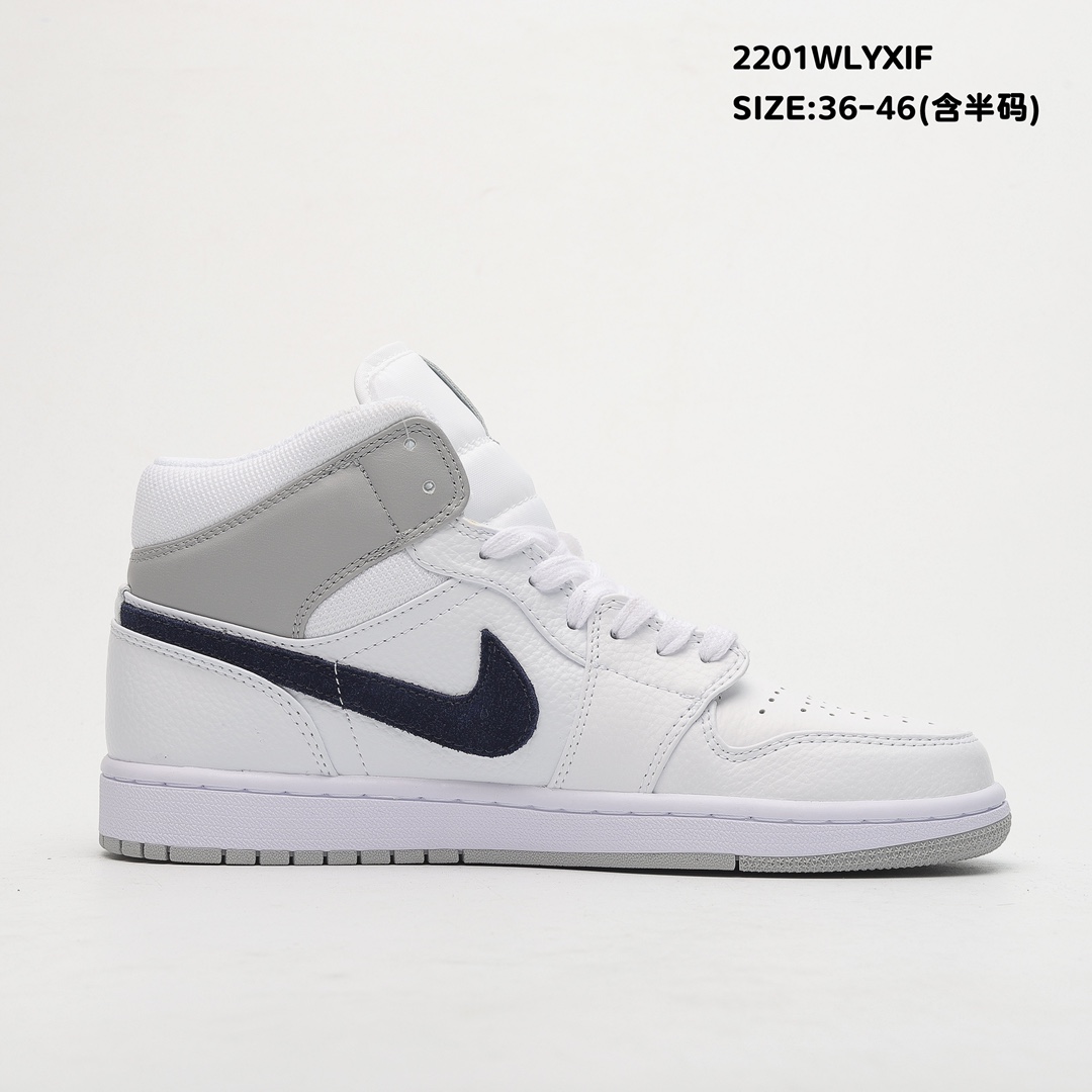 air jordan 1 mid wmns jordan brand Sport casual shoes Size：EU36-EU46