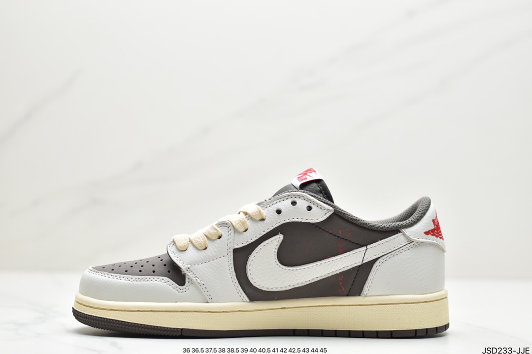 travis scott x air jordan aj1 low qx Sport casual shoes Size:EU36-EU45