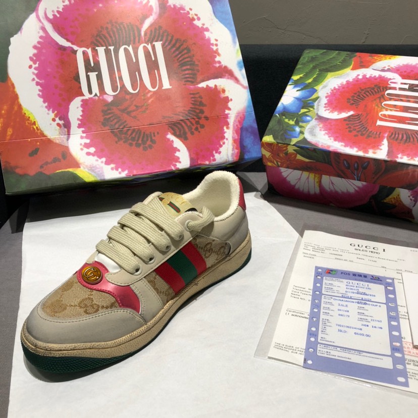 Screener Leather Sneakers Size:EU34-EU44