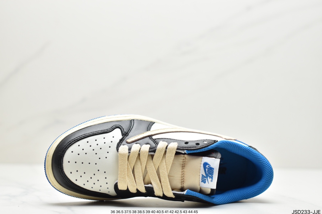 travis scott x air jordan aj1 low qx Sport casual shoes Size：EU36-E45