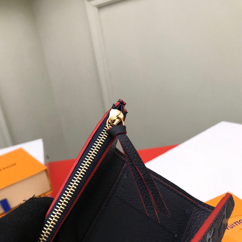 Victorine Wallet Dark Blue Size 12* 9.5*2.5cm