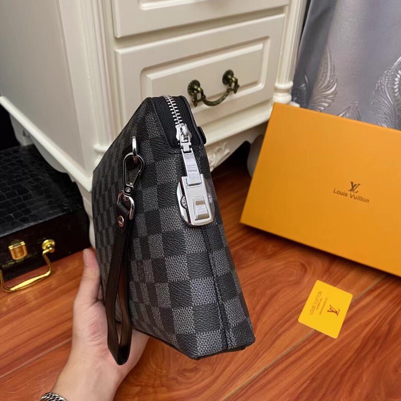 Men's Wallet Handbag Combination Lock Clutch Bag Size 28*18*3 cm