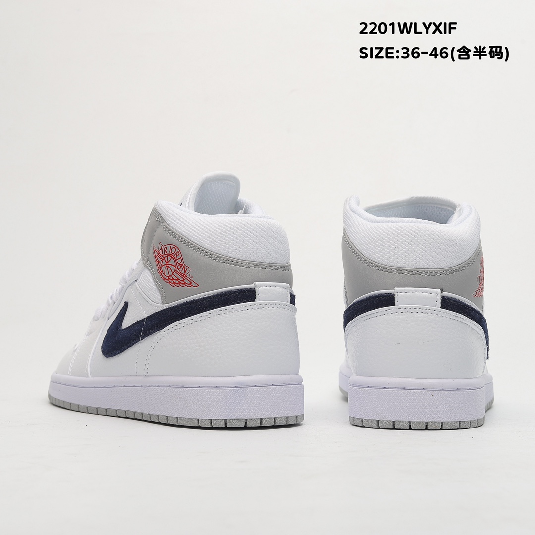 air jordan 1 mid wmns jordan brand Sport casual shoes Size:EU36-EU46