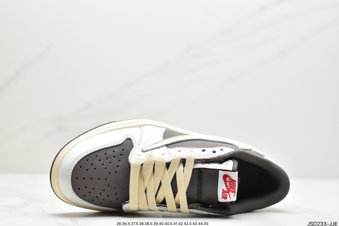 travis scott x air jordan aj1 low qx Sport casual shoes Size：EU36-EU45