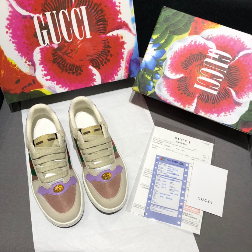 Screener Leather Sneakers Size:EU34-EU44