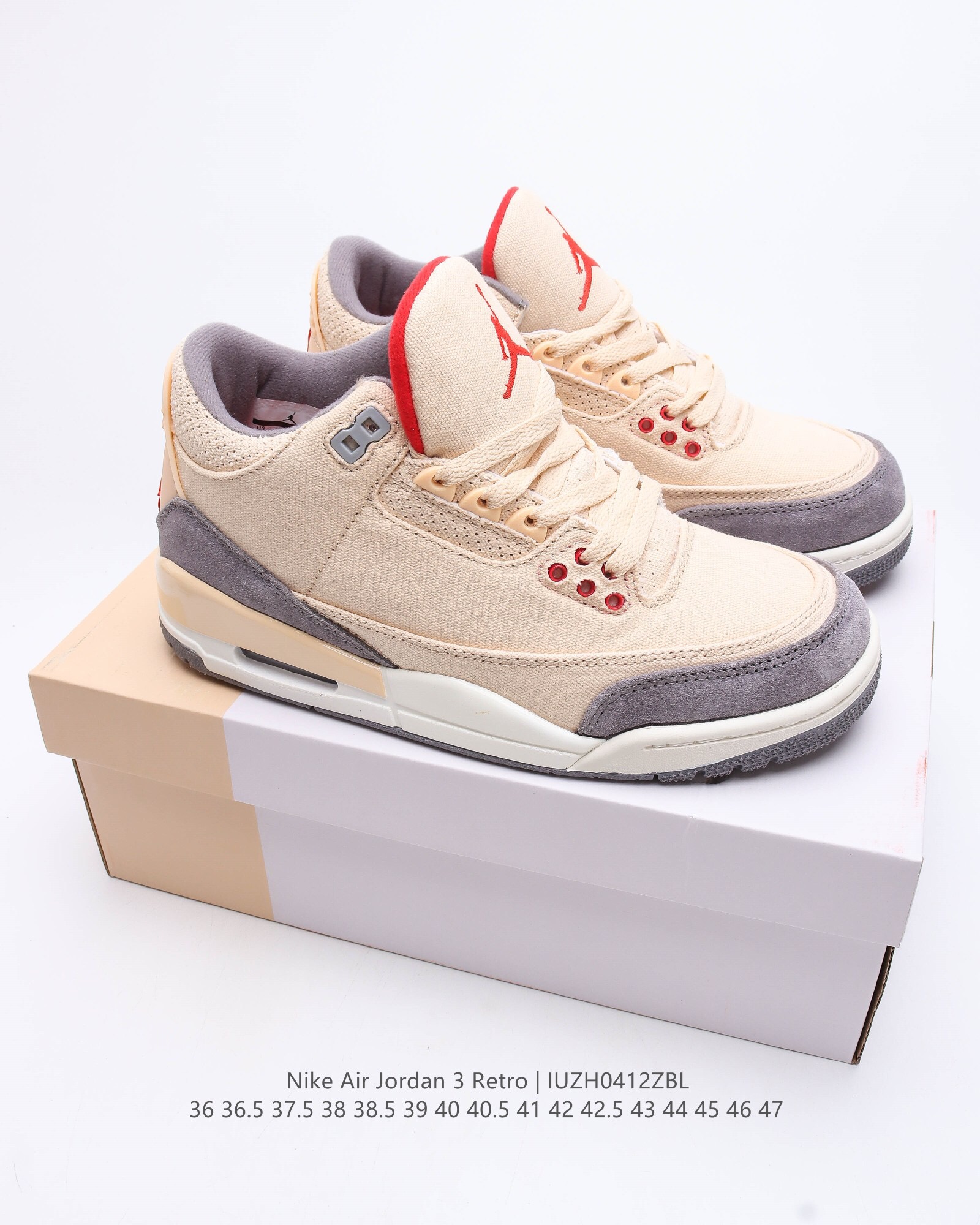 air jordan 3 retro animal instinct aj3 casual shoes Size:EU36-EU47