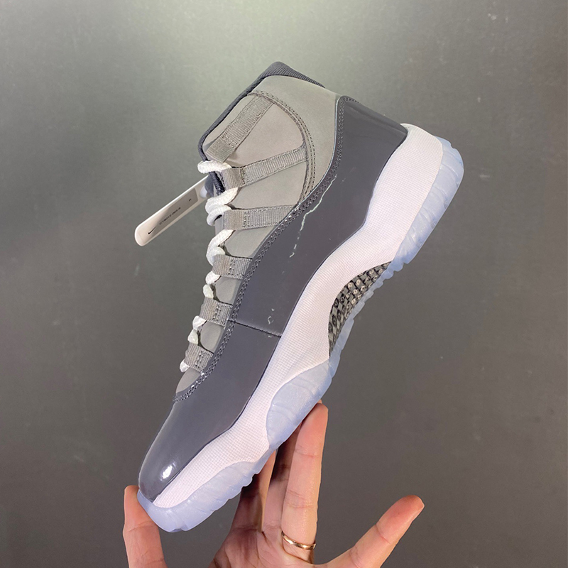air jordan 11 retro aj11 Sport casual shoes cool grey Size:EU36-EU46