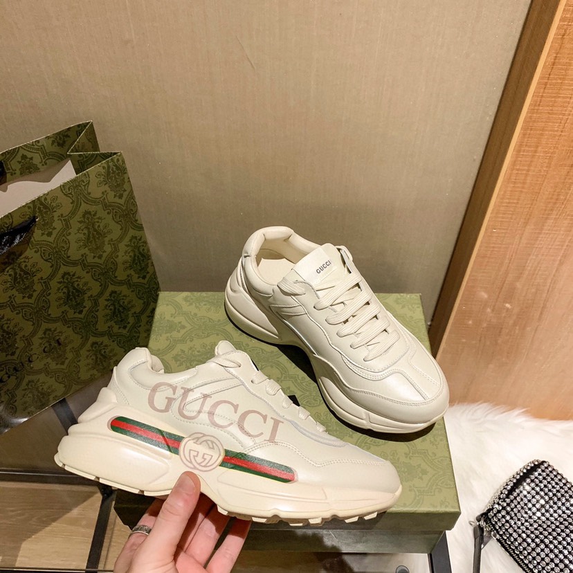 Rhyton Leather Sneakers Size:EU35-EU44