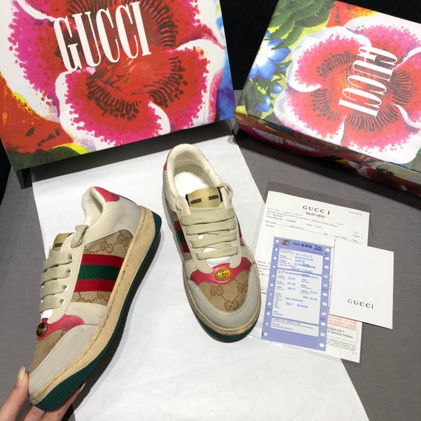 Screener Leather Sneakers Size:EU34-EU44