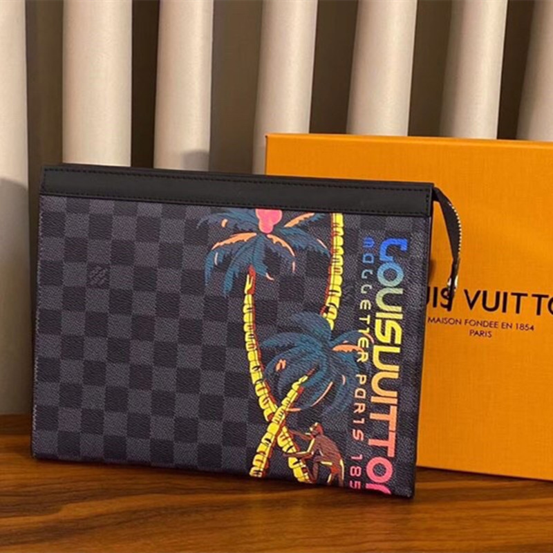 Chette Voyage Men's Handbag Jungle Clutch Bag Size 26*20*6cm