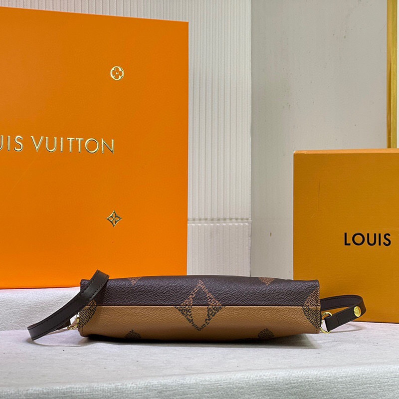 Classic Old Flower Clutch bag Toiletry Bag