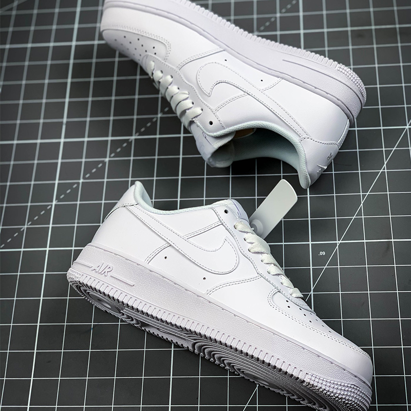 Air Force 1 Sport casual shoes all white Size：EU36-EU45