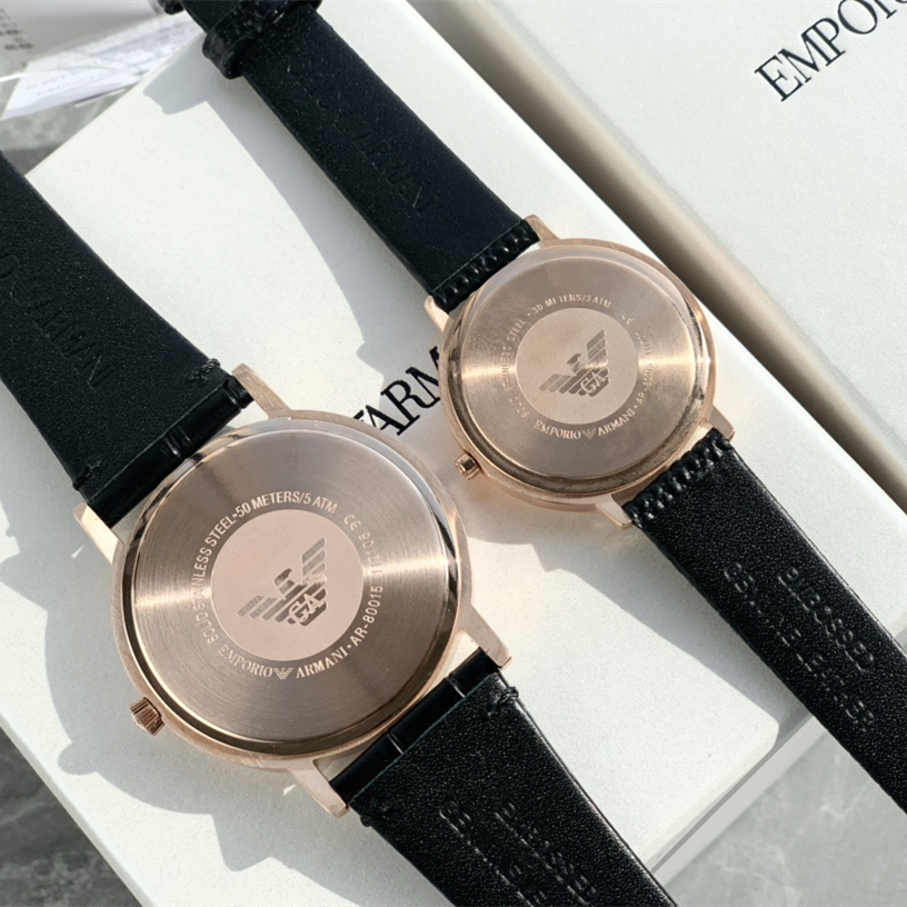 quartz watch, Couple's Watches mineral glass crystal ,Life water resistant to 30 meters