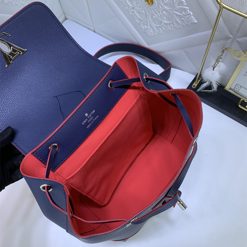 Lockme Shoulder Bag Ladies Fashion Backpack Schoolbag Size 22 * 28 * 13 cm