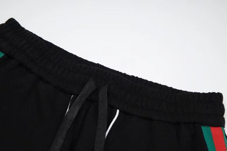 2022ss Men's Black Shorts