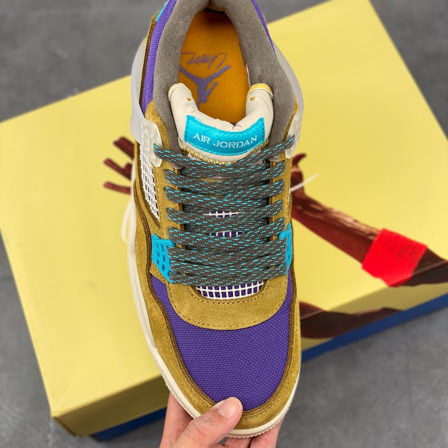 Air Jordan 4 SP Desert Moss Basketball Shoes Size：EU36-EU47