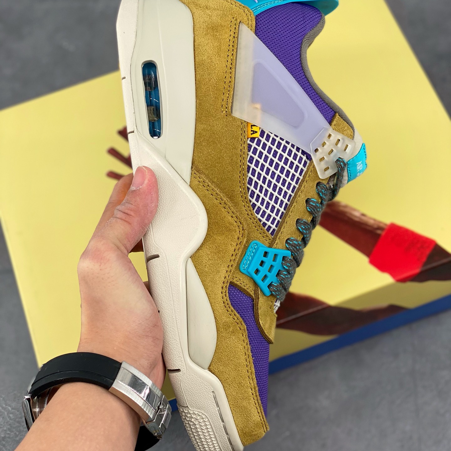 Air Jordan 4 SP Desert Moss Basketball Shoes Size：EU36-EU47