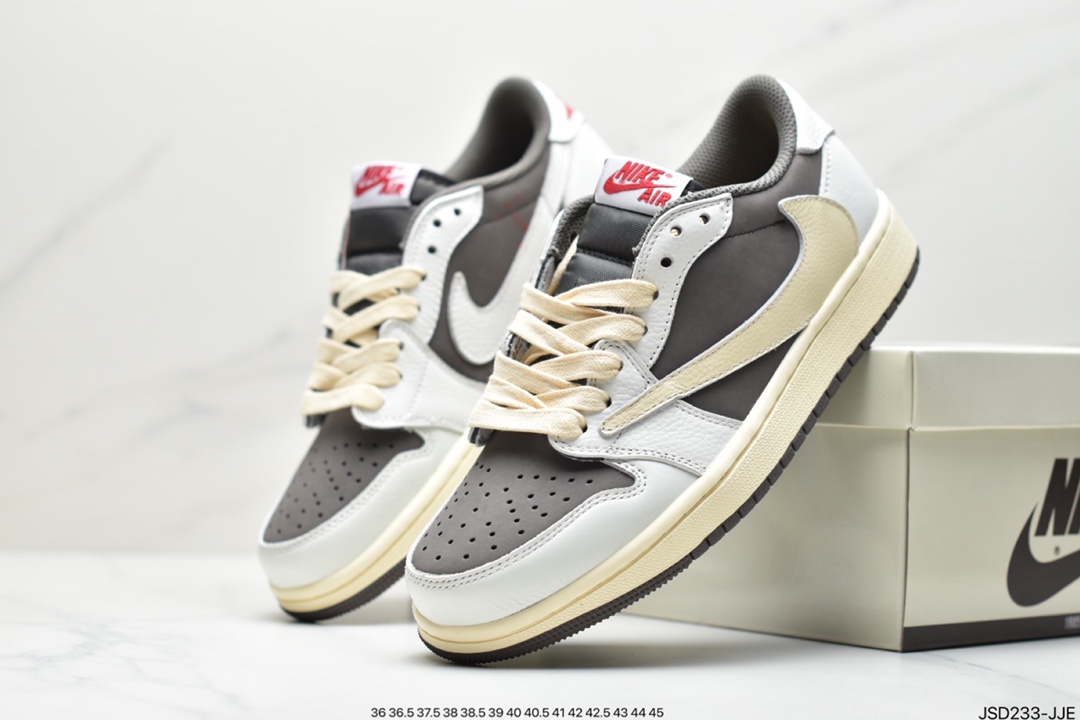 travis scott x air jordan aj1 low qx Sport casual shoes Size:EU36-EU45