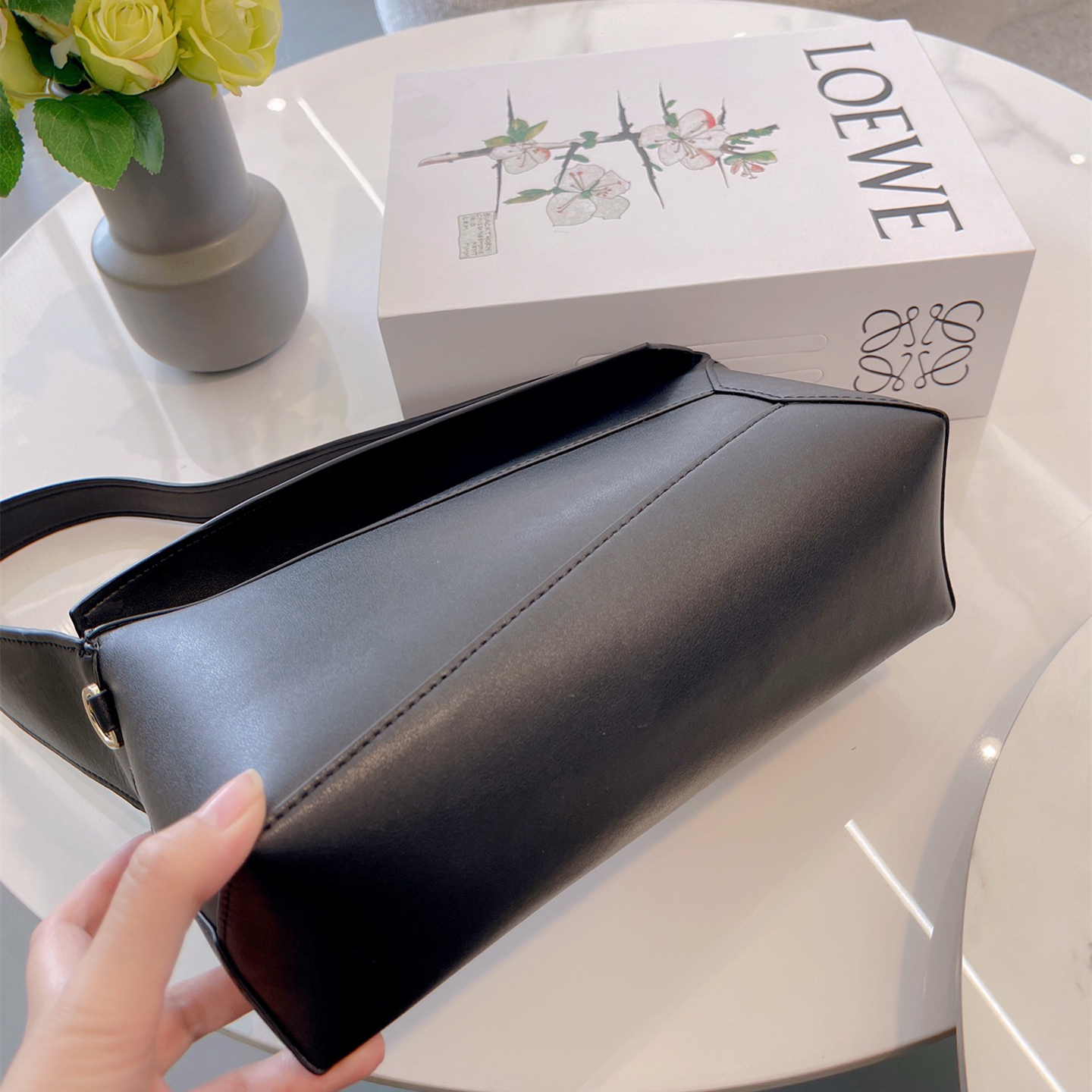 Puzzle Hobo Bag ,Size：29*12CM