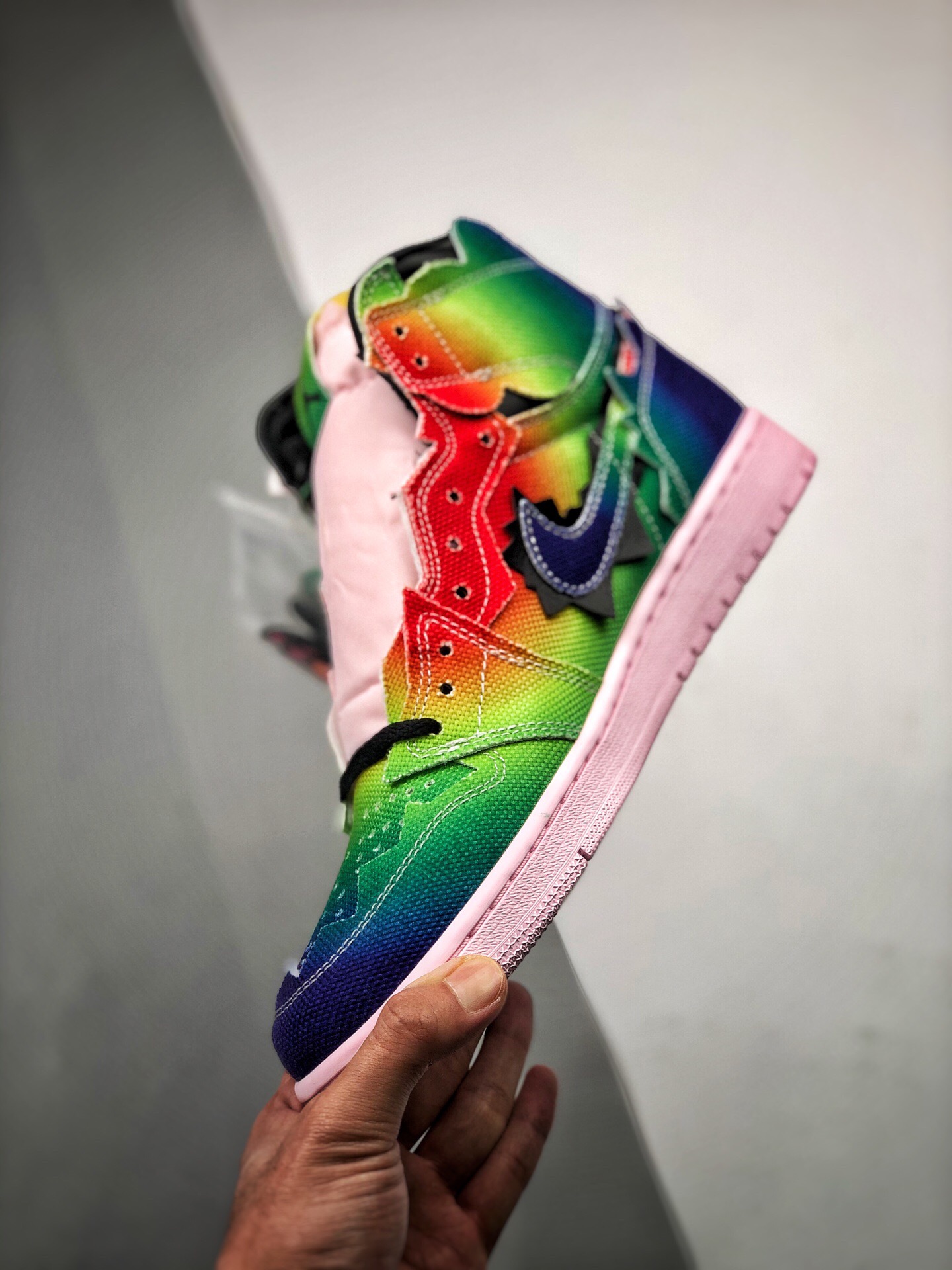 air jordan balvin x air jordan 1 high og casual shoes Size:EU40-EU47