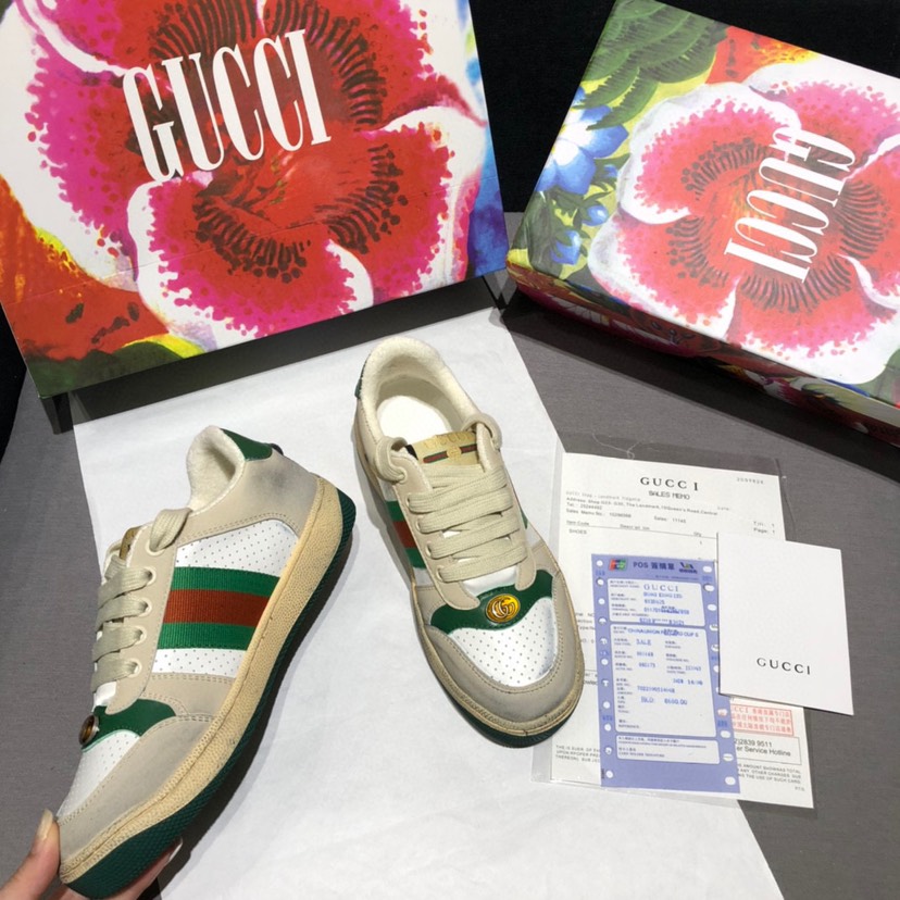 Screener Leather Sneakers Size:EU34-EU44