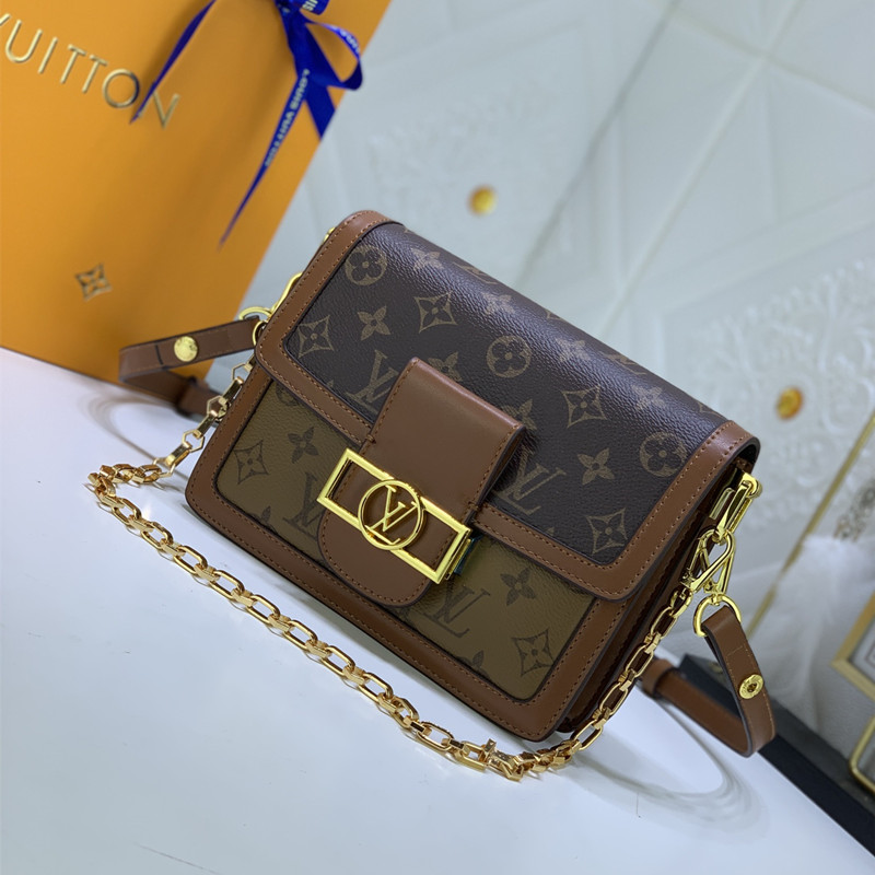 Dauphine Bag Large Bag Size 25*17*10.5，Medium Bag Size20*15*9，Mini Bag Size18.5*12*5cm