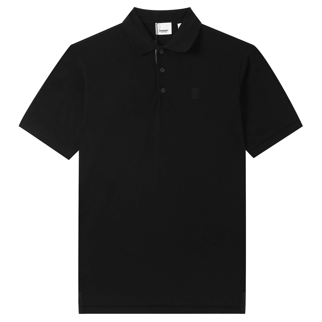 2022ss Men's Polo Black Shirt