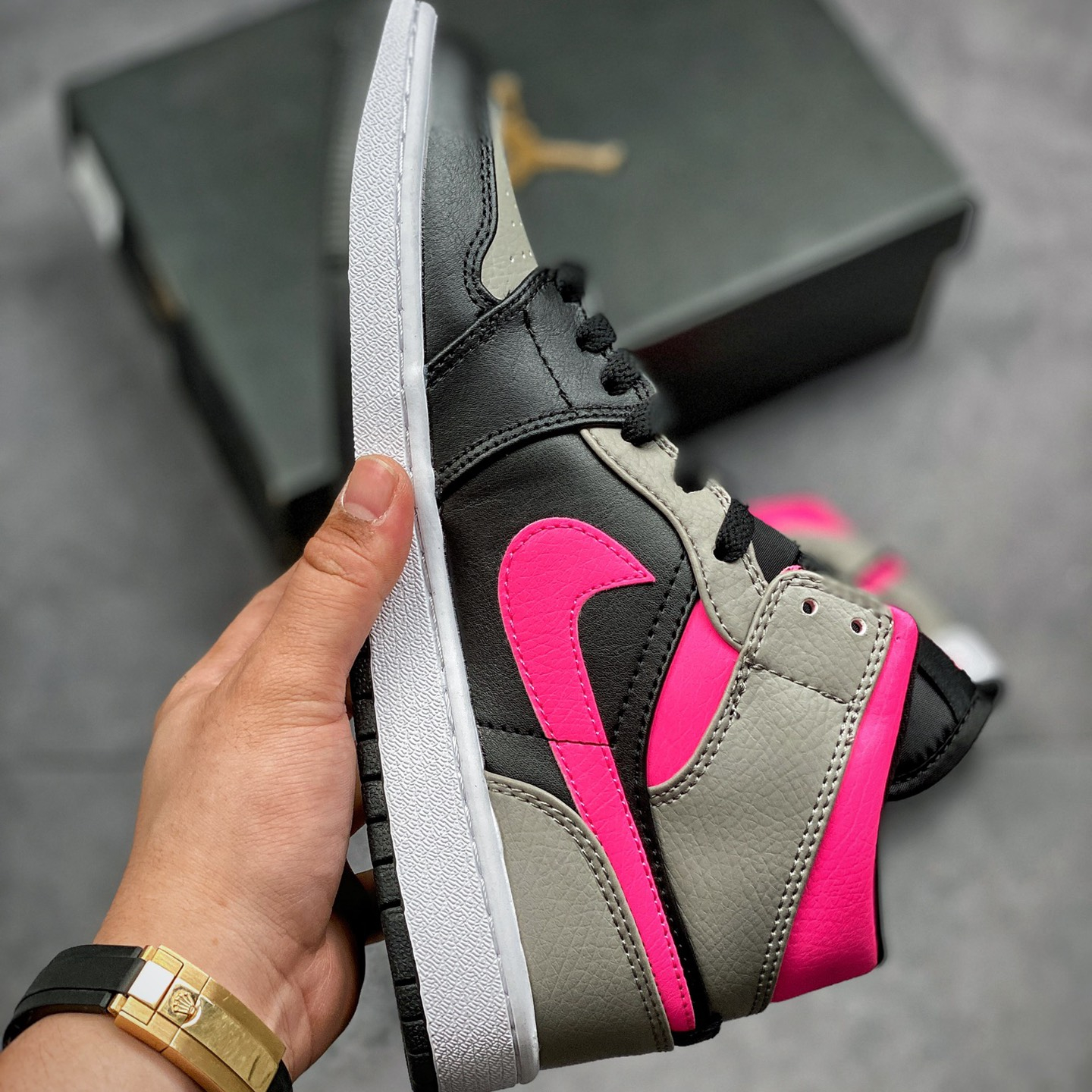 Air Jordan 1 Mid Leisure Board Shoes EU36-EU47.5/ US4-US13