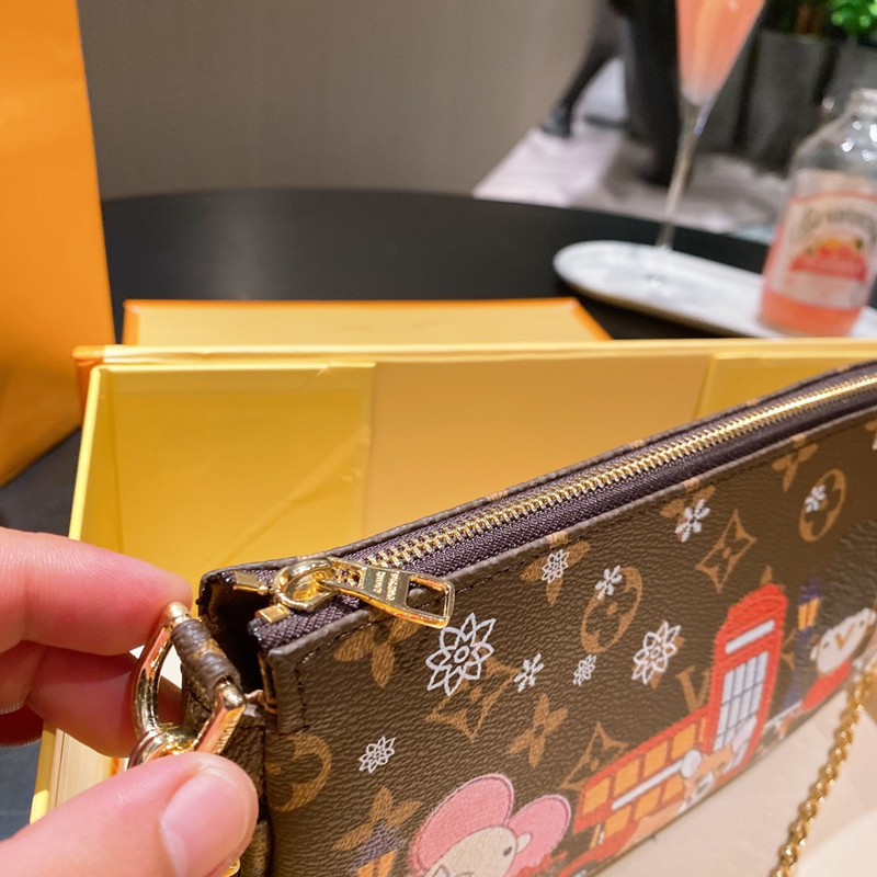 Mila Bag Damier Azur Made of Canvas Size 25*14cm