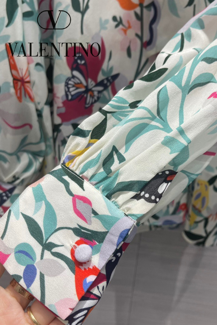 2022 New Women's Shirt 100% Silk