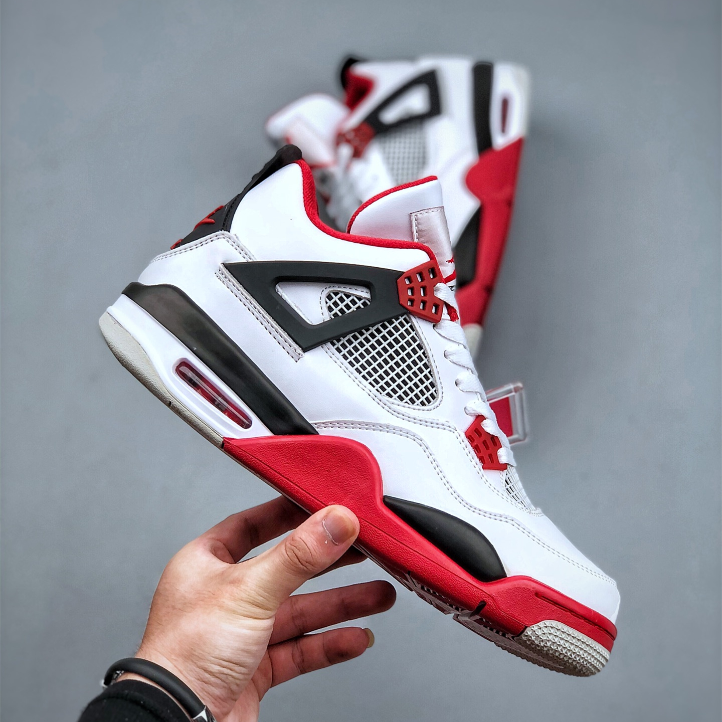 Air Jordan 4 Fire Red Basketball Shoes Size：EU36-EU47