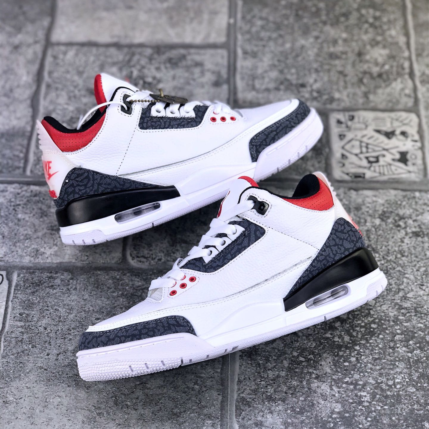 Air Jordan 3 Denim double logo Size:EU36-EU46/US4-US12