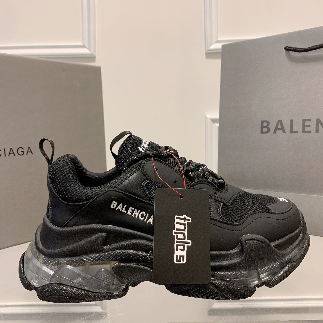 Triple S Clear Sole Women's Shoes Size:EU35-EU42