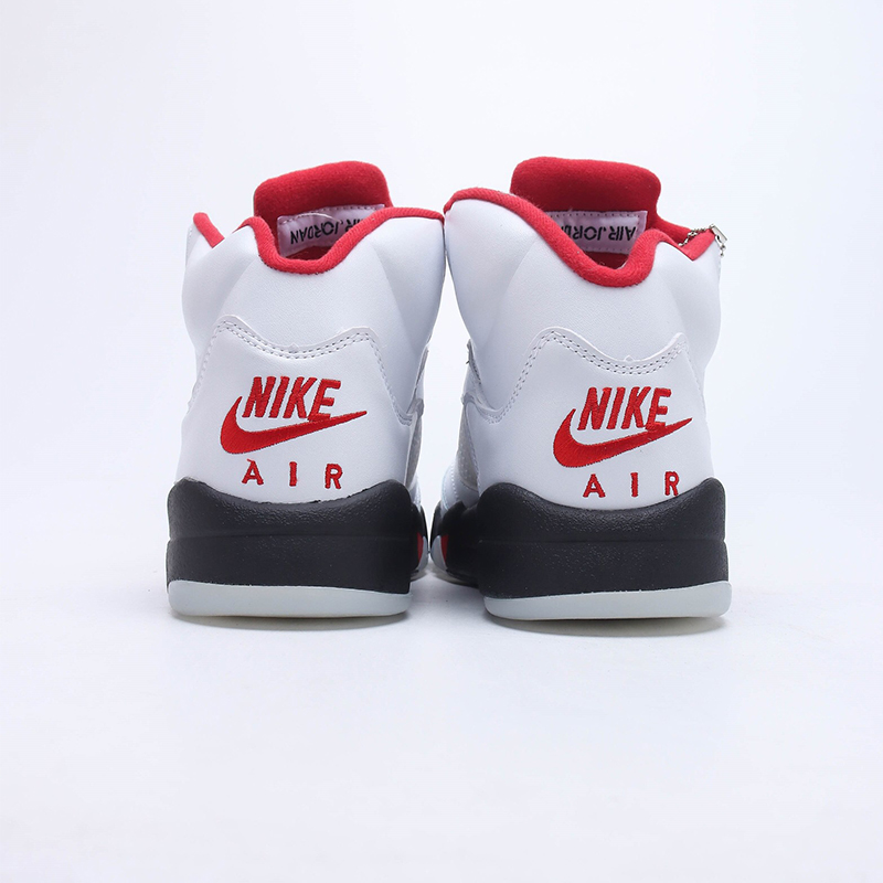air jordan aj5 retro“fire red” Sport casual shoes Size:EU36-EU47