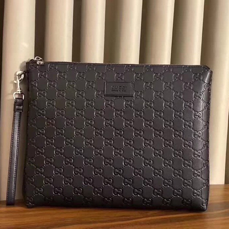 Men's Wallet Handbag Black Size 31*24.5*5 cm