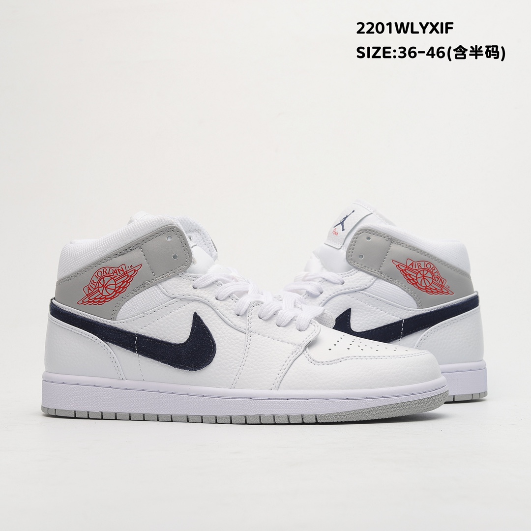 air jordan 1 mid wmns jordan brand Sport casual shoes Size:EU36-EU46
