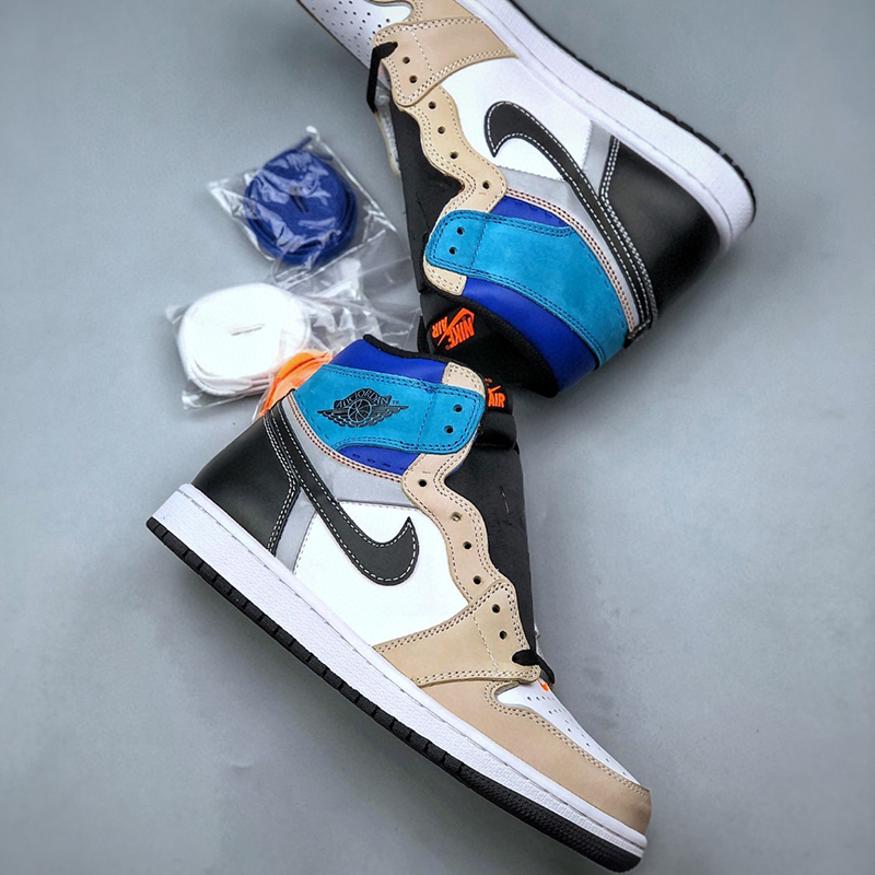 air jordan 1 retro high og pro multi-color aj1 Sport casual shoes Size：EU36-EU45