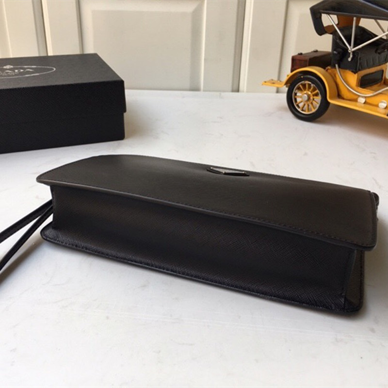 Men's Wallet Triangle Logo Handbag Size 26.5*17*5 cm