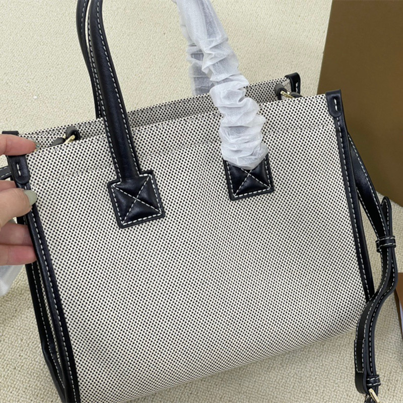 Tote Freya Canvas and Cowhide Size 23*8*19 cm