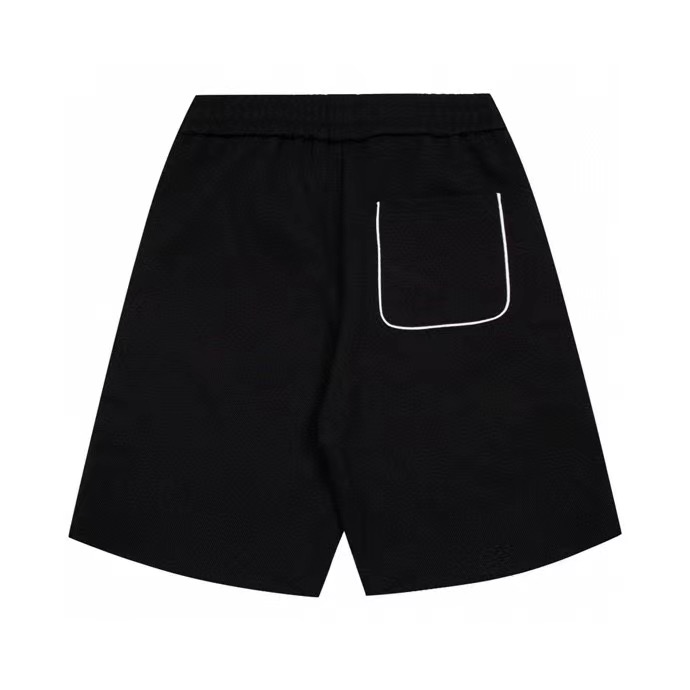 2022ss Men's Black Shorts
