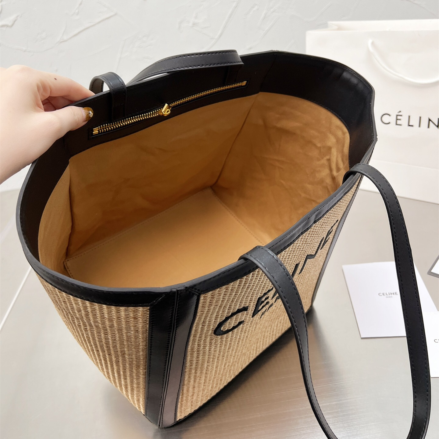 Cabas Triomphe Bags size:28*30cm