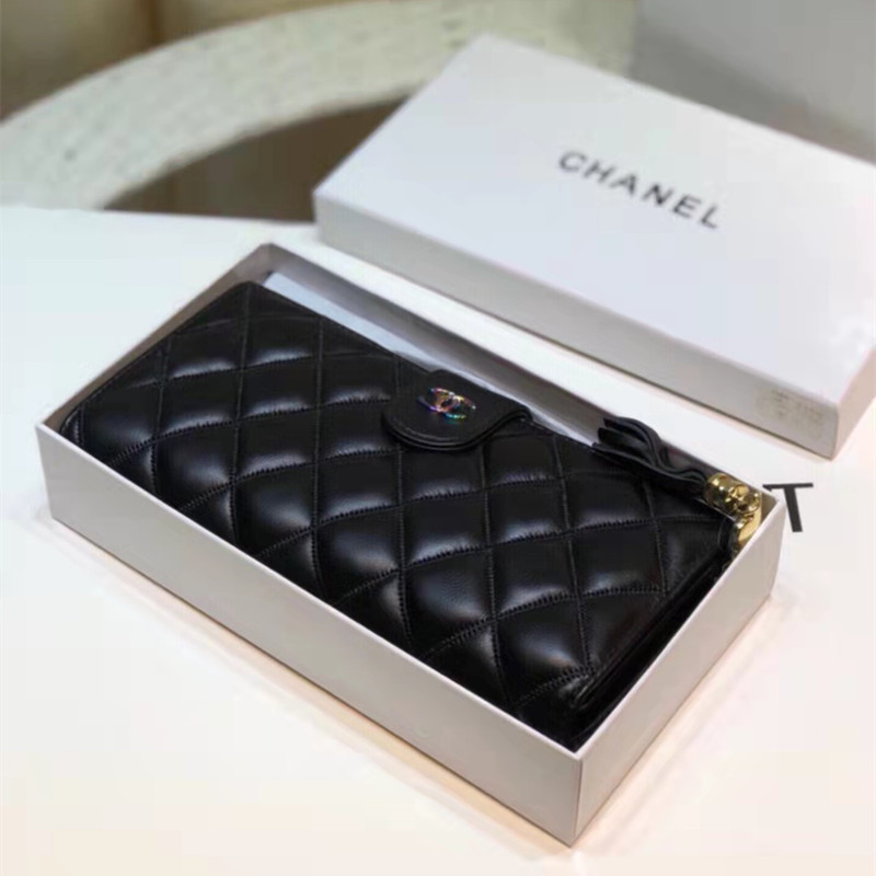 Women's Black Classic Wallet Size 20*10cm