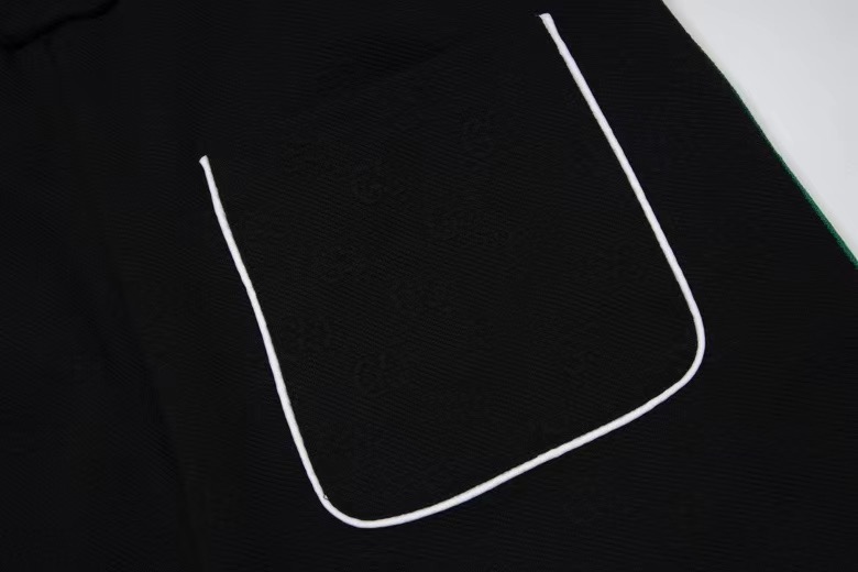 2022ss Men's Black Shorts