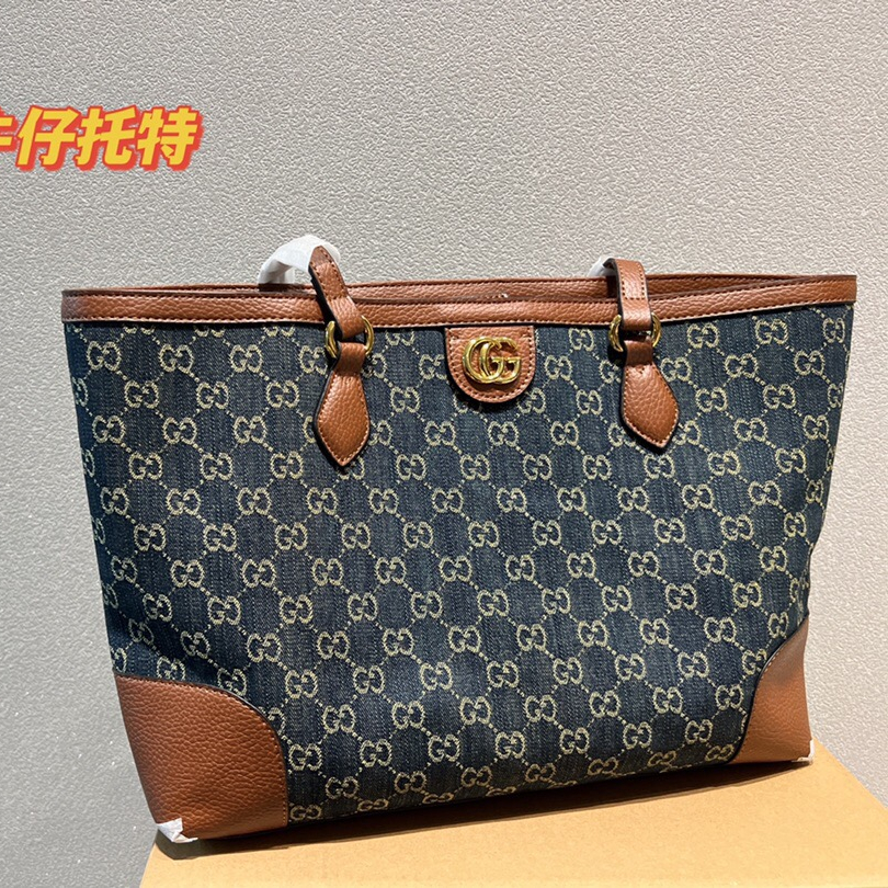 Denim ophidia Tote Bag Size:37*27CM