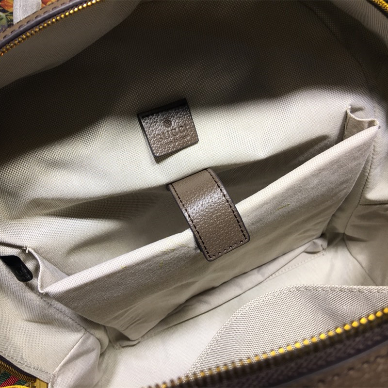 Insect Print Canvas Backpack Men's Shoulder Backpack Size 31.5*41*14.5cm