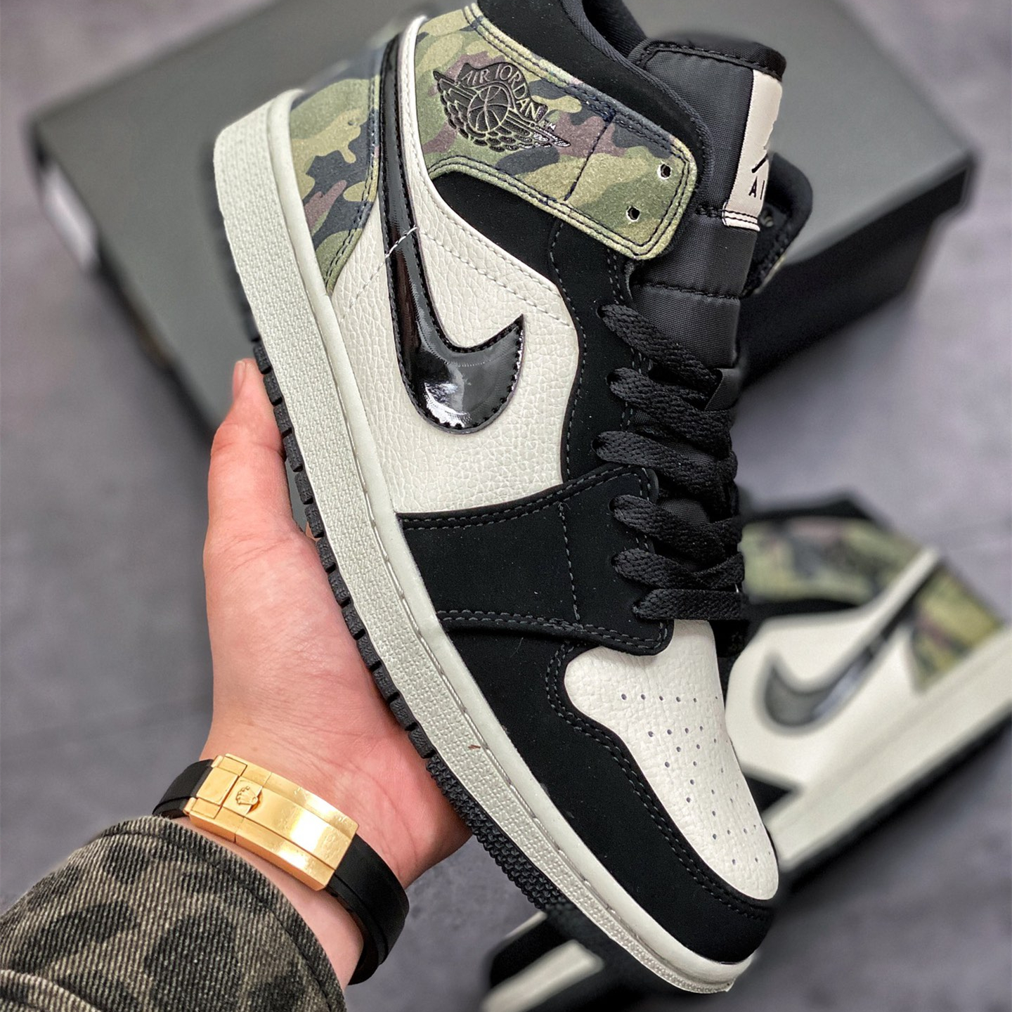 Air Jordan 1 Mid Leisure Board Shoes EU36-EU47.5/ US4-US13